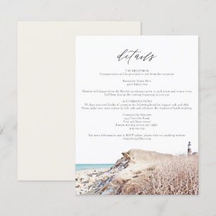 MONTAUK BEACH New York Ocean Details Insert Card