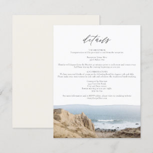 MONTAUK BEACH New York Ocean Details Insert Card