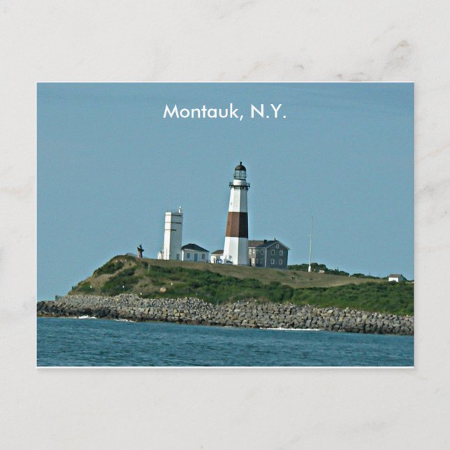Montauk New York Postcard (Front)