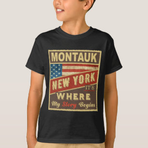 Montauk Ny Its Where My Story Begins _1  T-Shirt