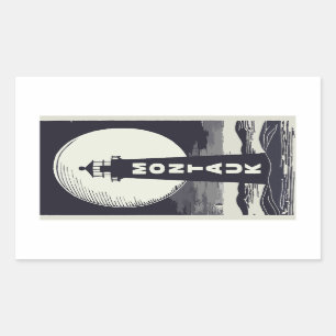 Montauk Point Lighthouse Moon Sticker