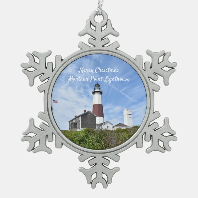 Montauk Point Lighthouse ornament (Front)