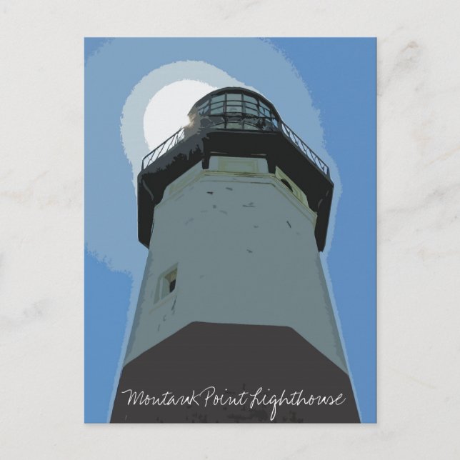 Montauk Point Lighthouse Postcard (Front)