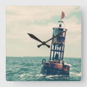 Montauk Salvage Co. Buoy Wall Clock