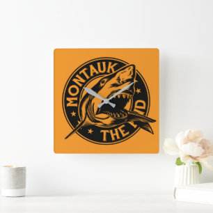 Montauk Salvage Co. Montauk The End Wall Clock