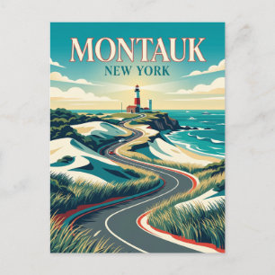 Montauk USA Postcard
