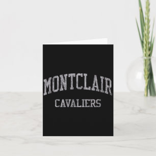 Montclair High School Hs Montclair Ca Vintage Srts Card