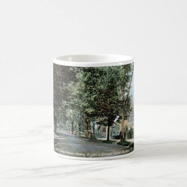 Montclair, New Jersey 1908 Vintage Coffee Mug (Center)