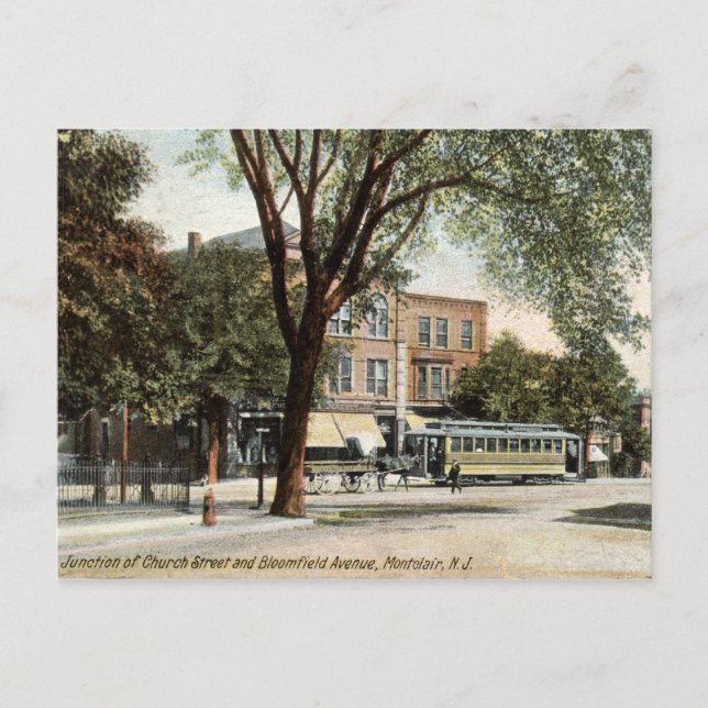 Montclair NJ 1908 Vintage Postcard (Front)