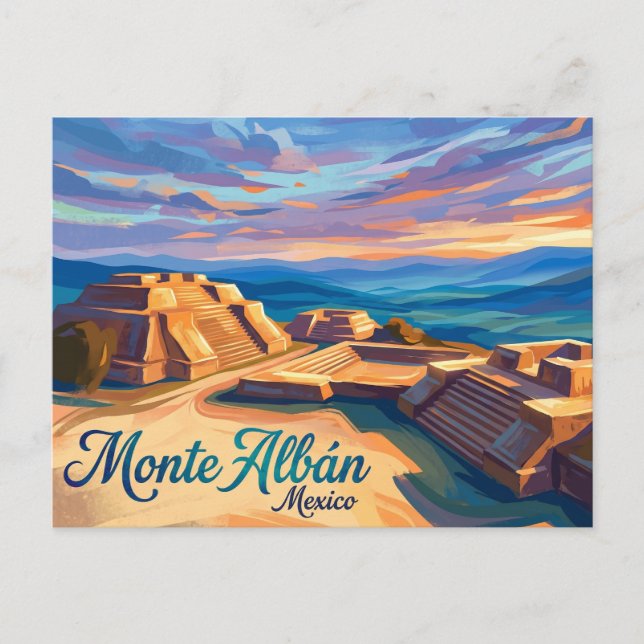 Monte Albán Mexico Postcard (Front)