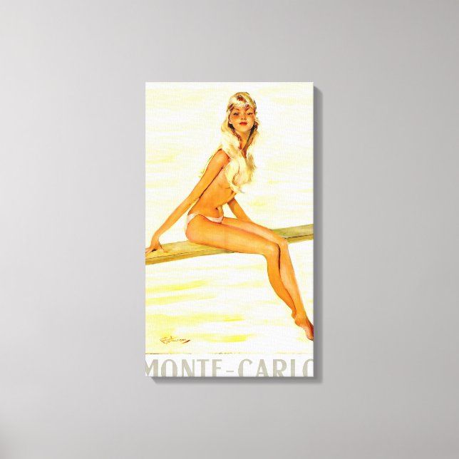 Monte-Carlo Canvas Print (Front)