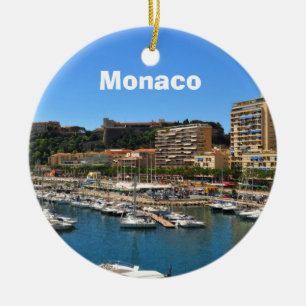 Monte Carlo in Monaco Ceramic Ornament