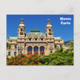 Monte  Carlo in Monaco Postcard