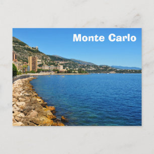 Monte Carlo in Monaco Postcard
