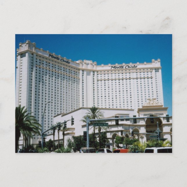 Monte Carlo Las Vegas Postcards (Front)