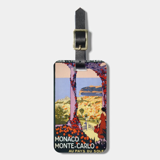 Monte Carlo Luggage Tag (Front Vertical)