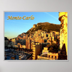 Monte Carlo - Monaco - Panorama - Poster