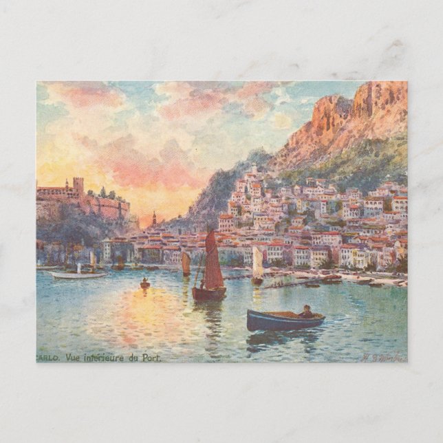 Monte-Carlo Port Postcard (Front)