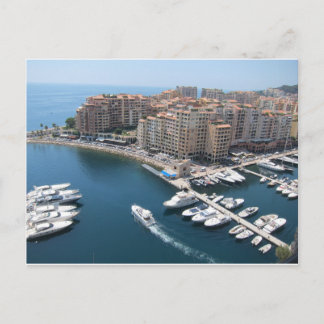 Monte Carlo ship bay photograph Postcard