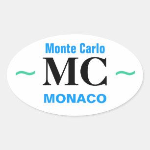 MONTE CARLO stickers (4)