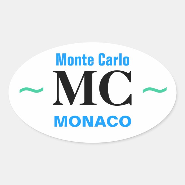 MONTE CARLO stickers (4) (Front)