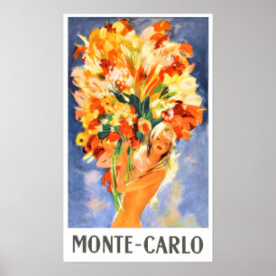 Monte Carlo travel poster