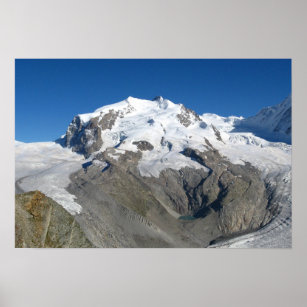 Monte Rosa, Swiss Alps Poster