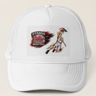 Monte Vista Basketball Anime Player Trucker Hat