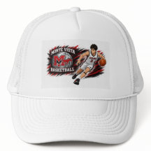 Monte Vista Basketball Anime Player Trucker Hat