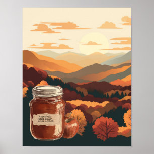 Montebello VA Blue Ridge Mountains Apple Butter Poster