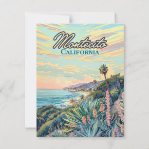 Montecito California Santa Barbara Coastline Card