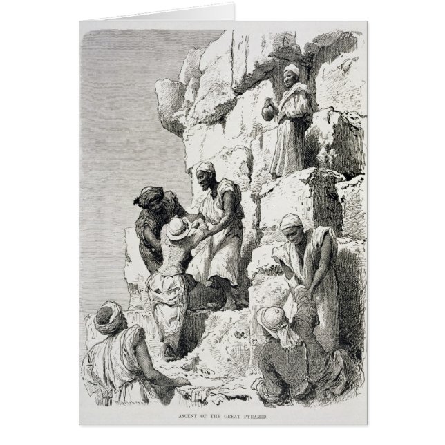 Montée de la grande pyramide, 19ème siècle (Devant)