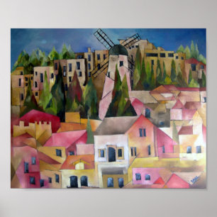 Montefiori windmill poster