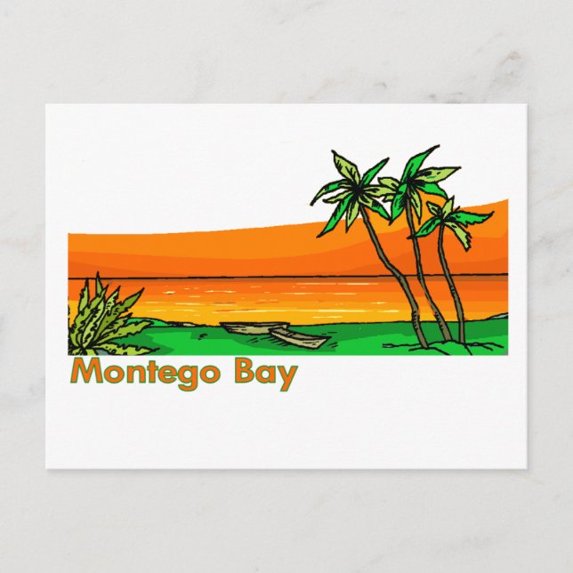 Montego Bay, Jamaica Postcard (Front)