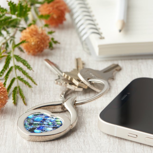 Montego Blues Mosaic Keychain (Side)