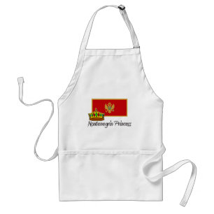 Montenegrin Princess Standard Apron