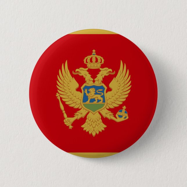 Montenegro 2 Inch Round Button (Front)