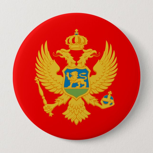 Montenegro 4 Inch Round Button (Front)