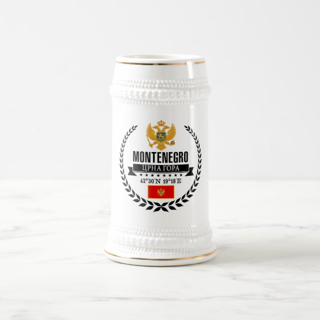 Montenegro Beer Stein (Center)