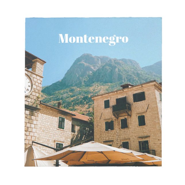 Montenegro Cityscape  Notepad (Front)