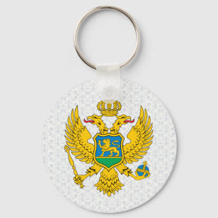 Montenegro Coat of Arms detail Keychain