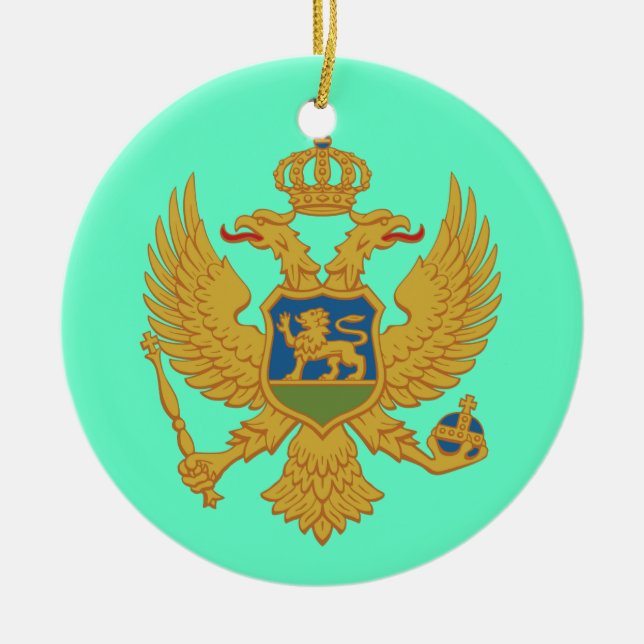 MONTENEGRO* Custom Christmas Ornament (Front)