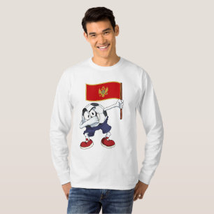 Montenegro Dabbing Soccer Ball T-Shirt