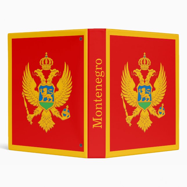 Montenegro Flag Binder (Background)