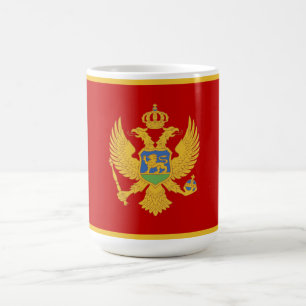 Montenegro flag coffee mug