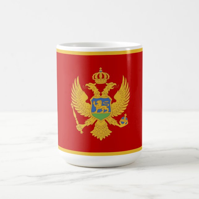Montenegro flag coffee mug (Center)