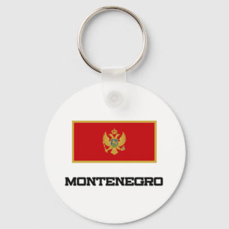 Montenegro Flag Keychain