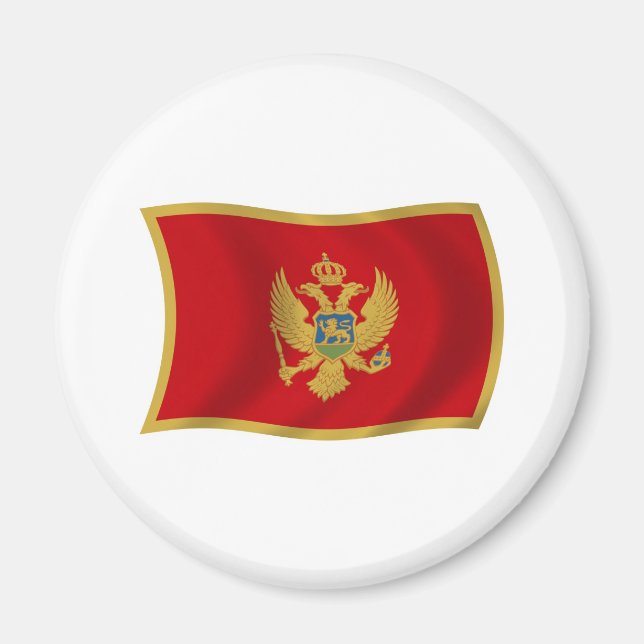 Montenegro Flag Magnet (Front)