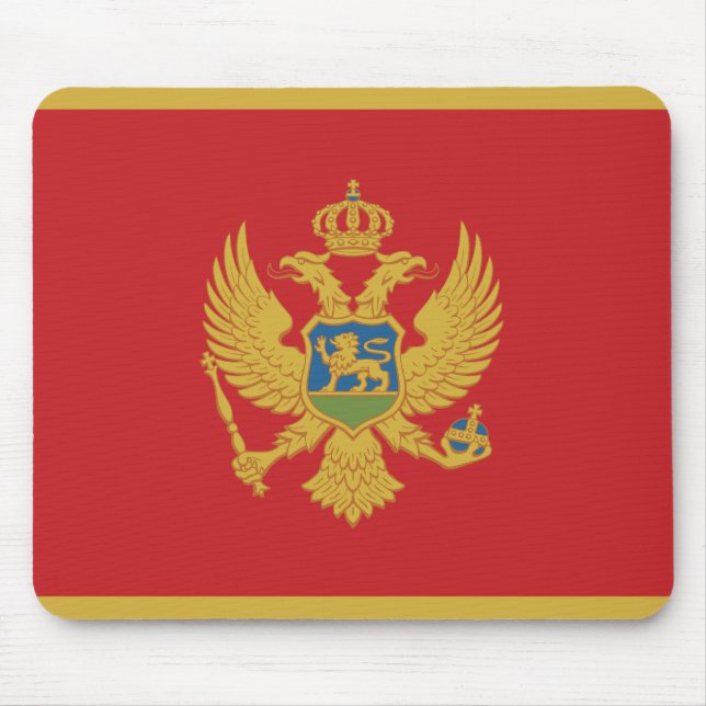 Montenegro Flag Mouse Pad (Front)