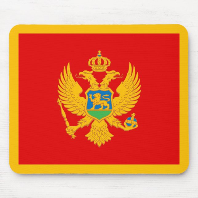 Montenegro Flag Mouse Pad (Front)